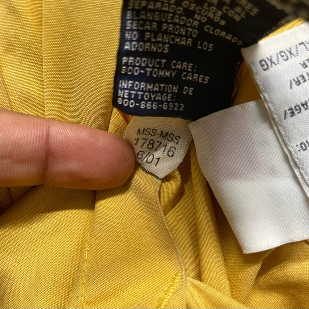 Vintage Y2K 2001 Tommy Hilfiger Reversible Jacket // XL - Picture 9 of 14